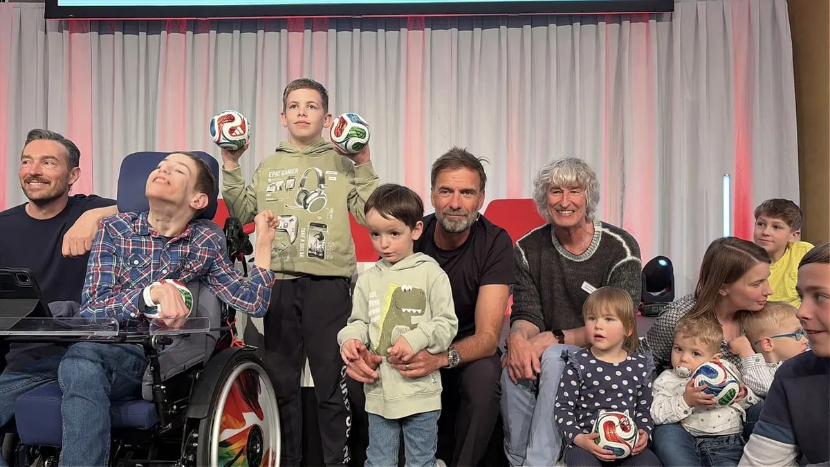 Jürgen Klopp engagiert sich für Eltern behinderter Kinder