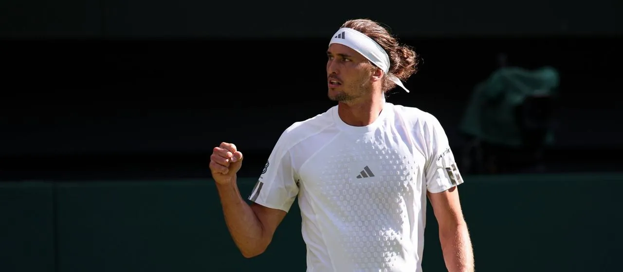 Alexander Zverev nach dem Erstrundensieg bei Wimbledon