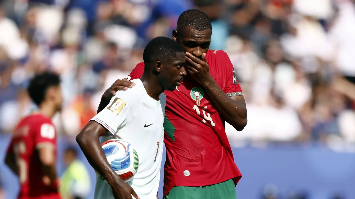 Ärger vor Mbappés Elfer: Warum flog Marokkos Diop nicht vom Platz?