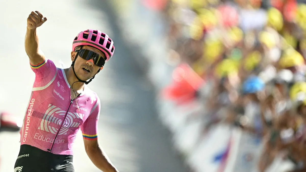 Carapaz gewinnt 18. Tour-Etappe vor erneut starkem Schmid